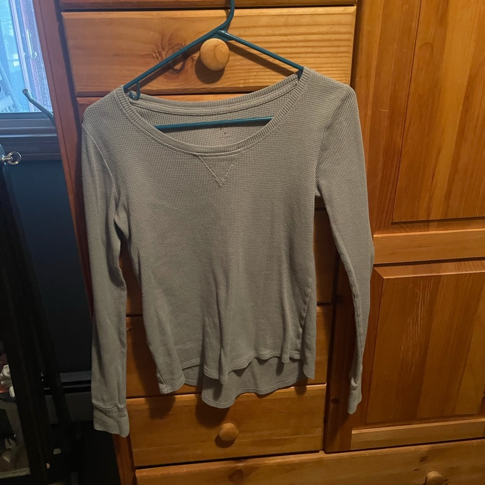 Gray Arizona thermal long sleeve